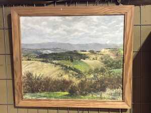 Ronald Clayton Skate (1913-1991), West Hills. Oil painting on board - 2