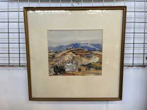 Ivy Burton Fox (1899-1987), untitled quarry. Watercolour painting on paper - 2