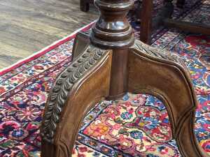Antique style mahogany pedestal - 3