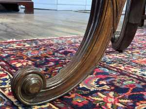 Antique style mahogany pedestal - 4