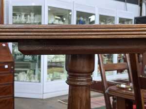 Antique style mahogany pedestal - 5