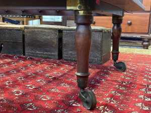 Georgian Butlers Patent mahogany campaign bed, c.1800 - 4