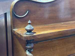 Victorian mahogany chiffonier - 5