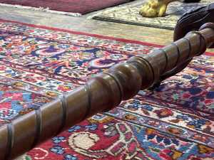 Victorian burr walnut Sutherland table - 5
