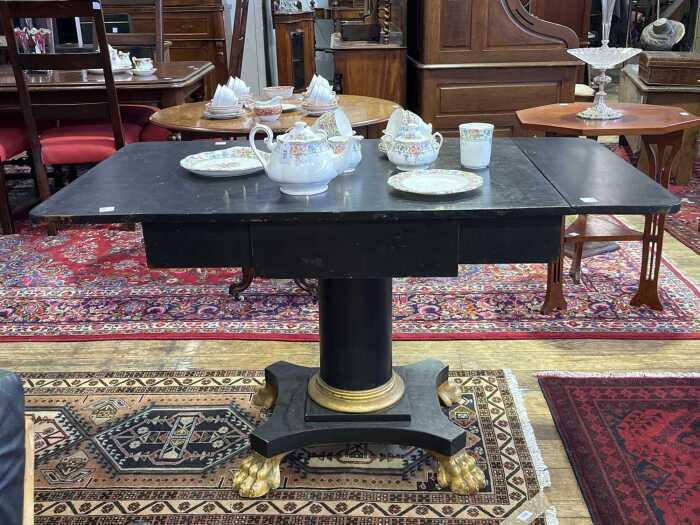 Antique black painted timber sofa table - https://abbeysauctions.go-auction.com/admin/stockitem/stockitemedit/37582/#
