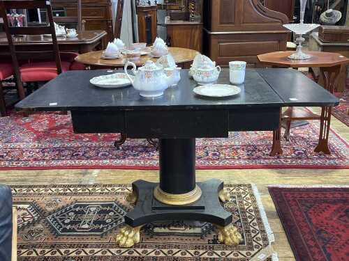 Antique black painted timber sofa table - https://abbeysauctions.go-auction.com/admin/stockitem/stockitemedit/37582/#