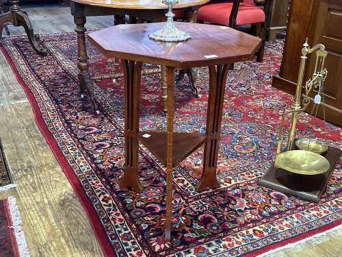 Antique Arts and Crafts oak occasional table