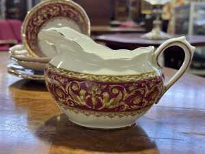 Royal Albert 'Florentine' porcelain tea setting for eight - 4