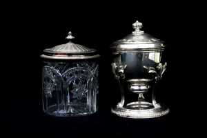 Antique silver plated tableware - 2