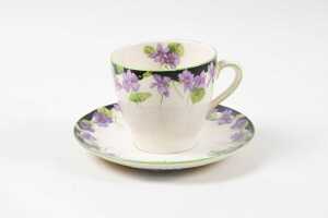 Royal Doulton 'Violet' porcelain coffee setting for six - 3