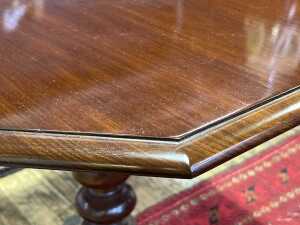 Victorian cedar and blackwood occasional table - 4