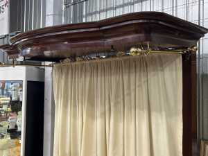 Victorian mahogany half tester bed - 2