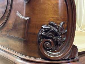 Victorian mahogany half tester bed - 6