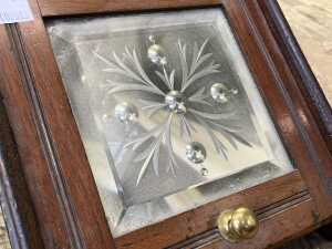 Victorian timber coal scuttle - 5