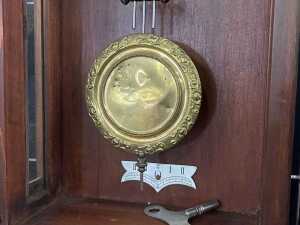 Antique Viennese style regulator wall clock - 3