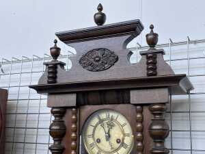 Antique Viennese style wall clock - 2