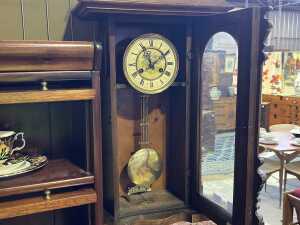 Antique Viennese style wall clock - 2