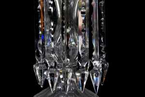 Pair of antique cut crystal lustres - 3