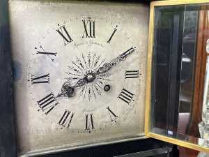Antique French slate mantel clock - 3