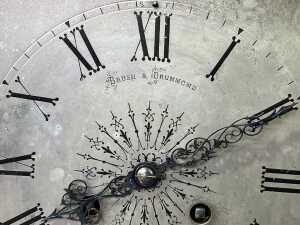 Antique French slate mantel clock - 4
