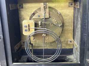 Antique French slate mantel clock - 5