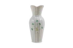 Four Belleek Shamrock porcelain vases - 3