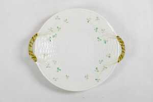 Six Belleek Shamrock porcelain pieces - 4