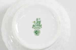 Six Belleek Shamrock porcelain pieces - 5