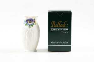 Three Belleek porcelain vases - 2