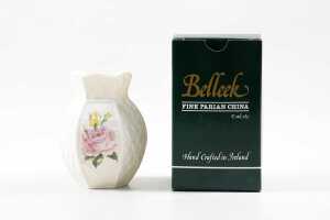 Three Belleek porcelain vases - 4