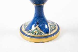 Pair of antique Royal Worcester porcelain urns, 1920 - 4