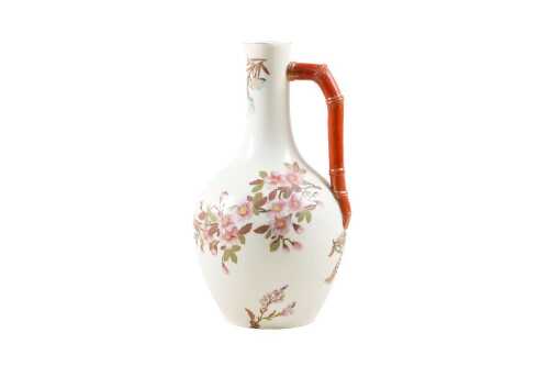Victorian Royal Worcester 'Patent Metallic' porcelain jug