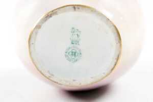 Antique Royal Doulton twin handled porcelain vase decorated by C.V. White - 5