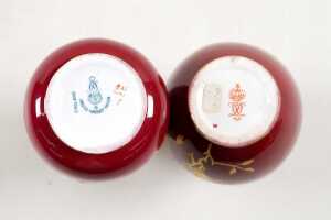 Two Royal Crown Derby porcelain vases - 4