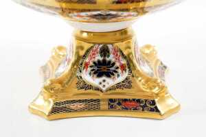Royal Crown Derby Imari porcelain footed bowl - 4