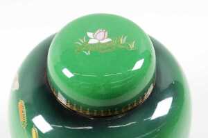 Carlton Ware Vert Royale hand-painted ceramic ginger jar - 4