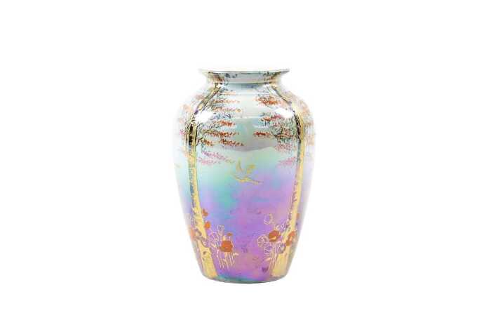 Devon Lustrine 'Birch' porcelain vase