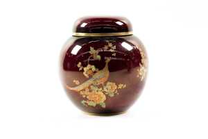 Two Carlton Ware Rouge Royale lustre porcelain pieces - 3