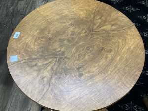 Art Deco walnut occasional table - 2