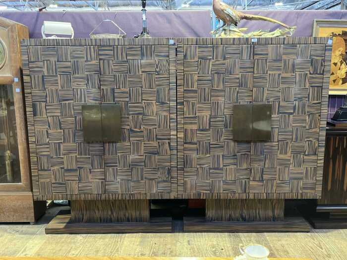Anton Gerner, pair of macassar cabinets