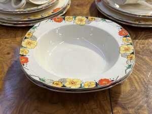 Antique Meakin 'Royal Marigold' porcelain dinner setting for eight - 5