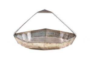 Art Deco Christofle Orfevrerie Gallia silver-plated bread basket