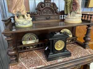 Antique French Henri II style walnut buffet - 2