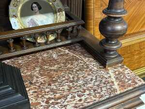 Antique French Henri II style walnut buffet - 5