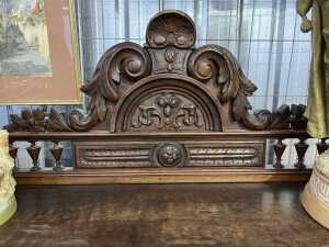 Antique French Henri II style walnut buffet - 6