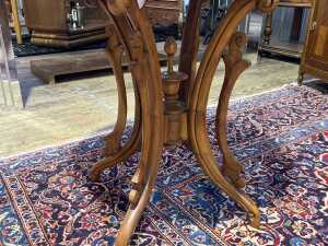 Round marble top occasional table - 3