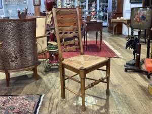 French Provincial style oak seven piece dining suite - 3
