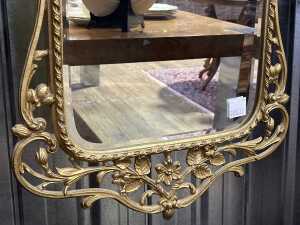 Pair of arched top bevelled glass mirrors - 3