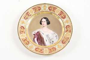Two 19th century Royal Vienna hand painted porcelain cabinet plates - 3