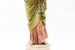 Royal Dux bisque porcelain classical figure - 3
